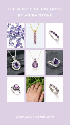 We have a collection of beautiful Amethyst jewelry pieces, perfect for purple lovers 💜 Amethyst Jewelry, February Birthstone, February Birth Stone, Amethyst Stone, Natural Emerald, Your Special