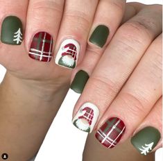 50+ Cute Christmas Gnome Nails Design Ideas Christmas Gnome Nails, Celebration Nails, Nails Design Ideas, Christmas Nail Art Designs, Nails 2021, Design Nails, Shellac Nails