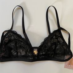 Nwt. Savage X Fenty By Rihanna Black Lace Love Bra. Sheer Lined Lace No Padding No Underwire, Adjustable Racerback Straps With . Dainty Pjs, Black Delicate Lace Bra For Evening, Black Delicate Lace Evening Bra, Teen Outfits, Louis Vuitton Black, Savage X Fenty, My Rock, Black Bra, Corsets