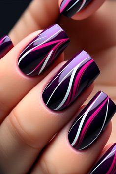 Do you want some modern and stylish nail manicure designs to boost your look? Then you've come to the right place. In this pin, I'll reveal 10 awesome nail design ideas that are easy to do and perfect for any occasion. Whether you want to go for a classic, sophisticated, or bold style, you'll find something that fits your identity and mood. #naildesign #nails #manicure Nail Tip Ideas French, Nail Art Designs Colorful, Nail Pattern Ideas, Gel Design Nails, Party Nails Designs, Easy Cute Nails, Sophisticated Nails, Elegant Touch Nails, Manicure Designs