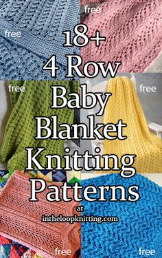 Baby Blanket Knitting Patterns, Easy Blanket Knitting Patterns, Easy Knit Baby Blanket, Free Baby Blanket Patterns, Loop Knitting, Knitting Patterns Free Blanket, Easy Baby Blanket