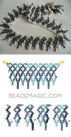 beaded necklaces and bracelets with beads