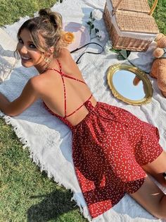 Women's Dresses | Trendy Fashion Dresses | SHEIN USA Boho Beach Dress, Beach Getaway, Printed Summer Dresses, Gowns Of Elegance, Evening Dresses Elegant, Polyester Dress, Mini Dresses Summer, Boho Beach, Cami Dress