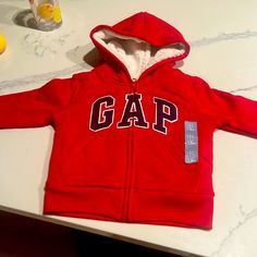 If You Are Interested In Buying A Brand New Toddler, Baby Gap Sweatshirt, Please Purchase This Red Fleece Lined Sweatshirt. Gap Red Long Sleeve Top, Red Long Sleeve Tops By Gap, Red Tops For Fall Playtime, Red Gap Tops For Fall, Red Cotton Outerwear For Playtime, Gap Tops For Playtime In Fall, Gap Tops For Fall Playtime, Red Outerwear For Playtime In Fall, Red Outerwear For Fall Playtime