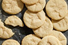 a bunch of cookies sitting on top of a table