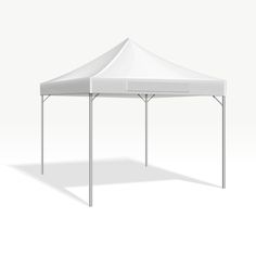 a white tent on a white background