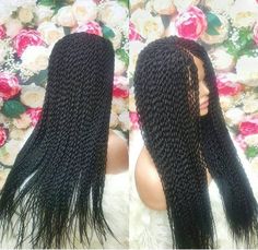 A lovely water melon hand made braided wig. Looks natural and lovely. Its on a 2x4 closure, it's not on a frontal or full lace. Let us know whether it's the center part or side part you want. Tell us your color preference. Many colors are available and can be combined. Also select the length that suits you. kindly provide your mobile number for shipping purposes. Locs Goddess, Faux Locs Goddess, Cornrows With Box Braids, Soft Dreads, French Twists, Ghana Braids, Lace Braid, Box Braid Wig, Box Braid