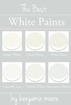 the best white paints by benjamin moore