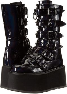 Botas Grunge, Goth Boots, Gothic Shoes