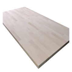 a wooden table top on a white background