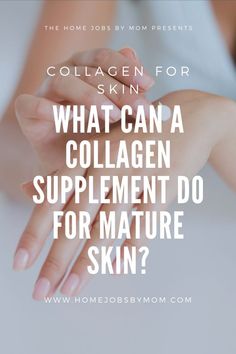 What Can a #Collagen Supplement Do for Mature Skin? Collagen For Skin, Collagen Skin Care, Skin Care Benefits, Bone Loss, Supplements For Women