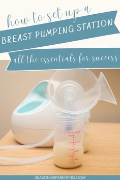 how to set up a breast pumping station for babies