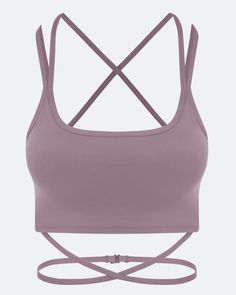 Low-key design with a dash of playfulness - a must-have sports bra for every comfort-loving lady out there! Wear it with shorts, leggings, skirt or even jeans - your outfit will look effortlessly a-a-amazing 100% of the time. Low Impact Workout, Key Design, Sport Bh, Top For Women, Low Key, Dusty Pink, Fabric Material, Pink Color, Pilates