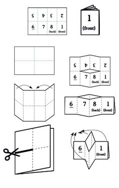 the instructions to make an origami box