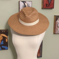 New With Tags, Packable Straw Sun Hat From Madewell. Size M/L. Comes From A Smoke-Free Pet Friendly Home. Cream Vacation Hat, One Size Fits Most, Casual Beige Sun Hat For Travel, Cream Vacation Hat, Cream Travel Hats With Upf 50+, Casual Cream Hats For The Beach, Casual Brimmed Fedora For Warm Weather, Casual Packable Brimmed Panama Hat, Casual Brimmed Packable Panama Hat, Cream Sun Hat For Spring Travel