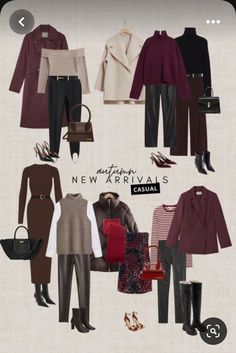 Maroon Capsule Wardrobe, Luxury Lifestyle Outfits, Mom Clothing Style, Vintage Winter Outfits, Autumn Color Palette Fashion, Burgundy Outfit, Color Combos Outfit, Mode Tips, Pinterest Style