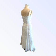 Silk Organza wedding dress is made to order. The figure flattering shape is a beautiful alternative or destination wedding dress. It has three layers for opaque coverage. The sweetheart neckline gives added charm to your decolletage and the sheer straps grace your shoulder with elegance. Princess seams allow for the fitted torso and then the skirt kicks out starting above the knee for that mermaid shape. The hemline has a very generous sweep and is ankle length. Custom orders or changes may incl Wedding Dress With Pleated And Fitted Bodice, Sweetheart Neckline, Wedding Dress With Pleated Bodice And Sweetheart Neckline, Beach Wedding Dress With Sweetheart Neckline, Beach Wedding Dress With Sweetheart Neckline And Fitted Bodice, Fitted Dress With Sweetheart Neckline For Beach Wedding, Fitted Sleeveless Wedding Dress For Beach Wedding, Sweetheart Neckline Fitted Dress For Beach Wedding, Fitted Sweetheart Neckline Dress For Beach Wedding, Elegant Fitted Wedding Dress For Bridal Shower