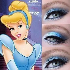 Cinderella Makeup Look Disney Princess, Cinderella Makeup, Cinderella Hair