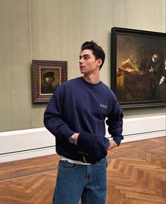 Jacob Rott Insta Post 16.April 2023 Jacob Rott Boyfriend Material, Bad Ash, Short Hair Outfits, Jacob Rott, Outfit Informal, Museum Photography, College Fits, Men Photoshoot, Aesthetic Boys