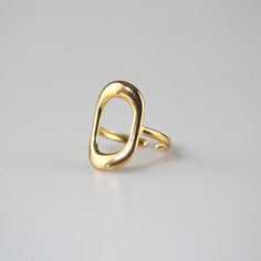 This timeless Open Oval Ring features a big open oval loop. The ring is open on the back and the adjustable design a comfortable fit. 18k gold plated Stainless steel base Waterproof and tarnish free Slightly adjustable to fit US size 6-8 Signet Rings, Gemstone Necklaces, Oval Ring, Jade Ring, Oval Rings, Stainless Steel Rings, Original Gift, Signet Ring, Gemstone Necklace