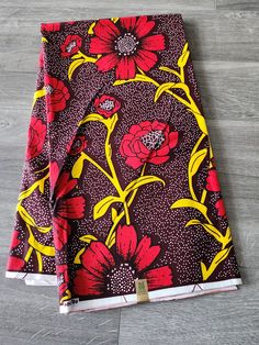 DESCRIPTION African Ankara Fabric. This is high quality African print is 100% cotton and it's 45 inches wide. It is used for making African Clothing, African quilts, & For Home decoration. FYI: Print is Double sided. The listing is for 6yards  Each piece of fabric measures: 210-216in by 45in for 6yards If you purch Red Cotton Fabric With Traditional Patterns, Traditional Red Cotton Fabric, Traditional Red Cotton Fabric And Notions, Red Batik Print Cotton Fabric, Red Cotton Fabric With Batik Print, Red Printed Cotton Fabric, African Quilts, Clean And Press, Head Wrap Headband