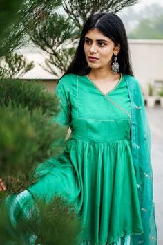 Shop for Cupid Cotton Emerald Green Silk Cotton Sleeve Embroidered Angrakha Kurta Lehenga Set for Women Online at Aza Fashions Transitional Green Anarkali Palazzo Set, Green Dress For Diwali Festival, Green Festive Dress For Diwali, Festive Green Dress For Diwali, Designer Anarkali Palazzo Set In Green, Designer Green Anarkali Palazzo Set, Designer Wear Green Dress With Straight Kurta Style, Green Designer Dress For Navratri, Fitted Green Anarkali Set For Festive Occasions