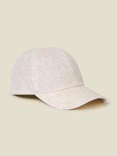 Beige Linen Baseball Cap | Luca Faloni Classic Beige Summer Baseball Cap, Classic Beige Baseball Cap For Summer, Summer Baseball Cap With Curved Bill, Summer Curved Bill Baseball Cap, Six-panel Baseball Cap For Beach And Summer, Summer Baseball Cap With Curved Visor, Classic Linen Hat With Curved Brim, Casual Beige Linen Hat, Everyday Summer Flat Cap Hat