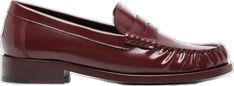 Classic Loafers With Red Sole For Business, Classic Business Loafers With Red Sole, Classic Burgundy Dress Shoes For Galas, Classic Burgundy Loafers For Office, Classic Wingtip Loafers With Red Sole, Classic Burgundy Loafers With Rubber Sole, Classic Leather Shoes With Red Sole For Work, Classic Loafers With Red Sole For Office, Classic Loafers With Red Sole And Plain Toe