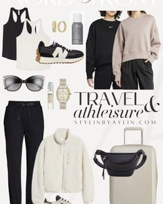 OUTFITS OF THE WEEK - Stylin by Aylin Outfit Minimalista, Casual Travel Outfit, Chic Travel Outfit, Comfy Airport Outfit, Comfortable Travel Outfit, Airport Travel Outfits, Outfits Of The Week, Airplane Outfits