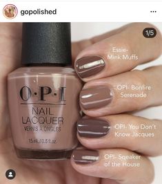 Opi Fall Colors Dip, Opi Sns Powder Colors Fall, Opi Autumn Colours, Fall Opi Nail Colors 2023, Brown Opi Colors, Opi Gel Fall Colors, Opi Fall 2023 Collection Dip, Nail Colors For Pale Skin Winter