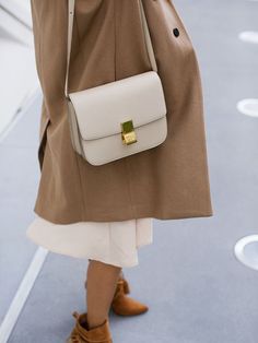 Cute Leather Box Bag – W.T.I. Design Celine Classic Box Bag, Celine Classic Box, Celine Box Bag, Celine Box, Camel Boots, Aimee Song, Leather Box, Hermes Handbags, Classic Bags