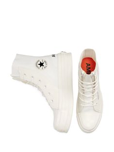 Converse X Ambush High-Top Sneakers Ss20 | Farfetch.Com Rubber Sneakers, Hightop Sneakers, White Converse, Black Friday Promotions, Chuck 70, Logo Stamp, Cool Suits, Chucks Converse, White Shop