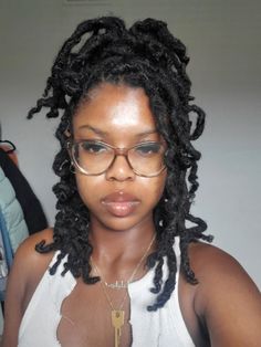 90s Loc Styles, Beautiful Locs, Dyed Hair Inspiration, Loc Journey