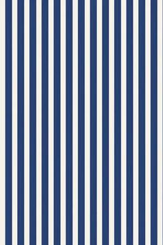 a blue and white striped wallpaper with vertical stripes