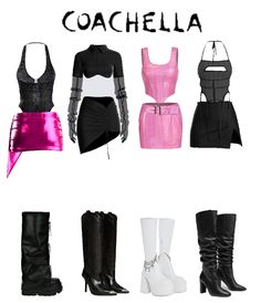 Outfits For Blackpink Concert, Blackpink Outfits Concert, Blackpink Outfits Stage, Blackpink Concert Outfit, Venom Outfit, Korean Fashion Kpop Inspired Outfits, Group Outfits, Female Inspiration, Korean Fashion Kpop