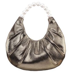 Add some style to your daily look with the M-ALAMO faux-pearl handle hobo bag from Touch of Nina.Add some style to your daily look with the M-ALAMO faux-pearl handle hobo bag from Touch of Nina. How do you accessorize? Check out our ACCESSORIES GUIDE for essential tips to elevate your style with must-have accessories.DETAILS 5.5" H x 11" W x 1.5" D Handle: 6'' drop Crossbody strap: 18" (removable) Magnetic snap closure Silver-tone hardware Interior: 1 slip pocket, large iPhone pocketCONSTRUCTION Elegant Everyday Bags With Pearl Handle, Elegant Hobo Tote Bag, Elegant Everyday Shoulder Bag With Pearl Handle, Chic Shopping Bag With Pearl Handle, Chic Shopping Bags With Pearl Handle, Chic Pearl Evening Bag, Chic Everyday Shoulder Bag With Pearl Handle, Chic Pearl Embellished Shoulder Bag, Chic Everyday Bags With Pearl Handle