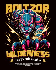 Check out this electrifying "Boltzor Wilderness: The Electric Panther" t-shirt design! It's a customizable template perfect for streetwear enthusiasts looking to make a bold statement. __ #kittl #kittldesign #kittlai #tshirtdesign #streetwear #illustration #graphicdesign #designtool #vectordesign #designinspiration Unique Tshirt Designs Creative, Dtf Shirts, Panther Design, Streetwear Art, Cool Graphic Design T-shirt For Streetwear, Artistic Printed T-shirt For Streetwear, Panther Tshirt Designs, Superhero Graphic T-shirt For Streetwear