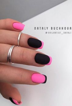 Matte Pink Nails, Summer Gel Nails, Manicure Inspiration, Colorful Nails, Her Nails, Matte Pink