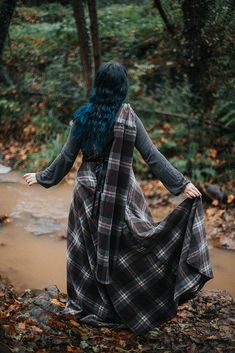 This beautiful skirt is made with our special pattern inspired on a Victorian skirt. The fabric is a beautiful tartan made in a mixture of wool, rayon, polyester and viscose fabric. Very warm and soft. Brown and grey colours. The skirt is closed in the back, laced like a corset, so you can regulate the aperture. Length front: 39" approx. Waist Measurements: XS-S: 25.5"- 33.5" M-L: 33" - 39" XL-2XL: 38.5" - 47" Bohemian Long Skirt Dress For Fall, Bohemian Long Dress For Fall, Scottish Plaid Skirt For Fall, Scottish Style Plaid Skirt For Fall, Fall Scottish Plaid Skirt, Fall Plaid Long Skirt, Plaid Long Skirt For Fall, Long Plaid Skirt For Fall, Bohemian Plaid Fall Dresses