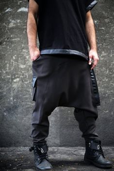 #KaliRoseClothing

Collector Long (man pants-man clothing-posapocalyptic clothing-apocalyptic fashion-industrial fashion-loose pants-underground-alternative)

#BlackPants #SaggyPants #Leather #MenStyle #StreetWear #DareToBeDifferent Techwear Harem Pants With Pockets For Streetwear, Techwear Style Harem Pants For Streetwear With Pockets, Leather Streetwear Cargo Pants With Multiple Pockets, Leather Cargo Pants With Multiple Pockets For Streetwear, Cyberpunk Black Pants With Side Pockets, Black Cyberpunk Pants With Side Pockets, Punk Leather Pants With Belt Loops For Streetwear, Baggy Techwear Harem Pants, Leather Bottoms With Cargo Pockets For Streetwear