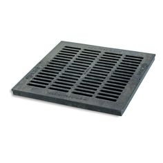 a black floor grate is shown on a white background for use in commercial projects