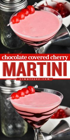 The Chocolate Covered Cherry Martini is the perfect Valentine’s Day cocktail recipe! With simple ingredients like cherry vodka, creme de cocoa, grenadine, and heavy cream, it tastes like a chocolate covered cherry. Try this easy Valentine’s Day drink today and enjoy it!