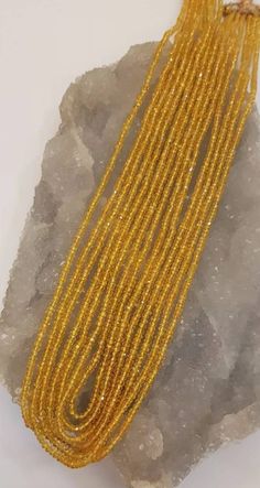 Sri Lankan Natural Yello Sapphire Beads Strand Necklace Natural 100% Yellow Sapphires the Necklace can be adjustable Size of beads 2mm to 3mm Length 42cm to 45cm Stone Natural Yellow Sapphires Elegant Yellow Beaded Bracelet With Gold Beads, Elegant Yellow Beaded Bracelets With Gold Beads, Gold Rondelle Beaded Necklace With Gemstone Beads, Gold Rondelle Beaded Necklaces With Gemstone Beads, Elegant Yellow Jewelry With Tiny Beads, Elegant Yellow Beaded Necklaces With Tiny Beads, Gold Rondelle Gemstone Beaded Necklace, Gold Gemstone Beaded Rondelle Necklaces, Yellow Beaded Necklace With Spacer Beads