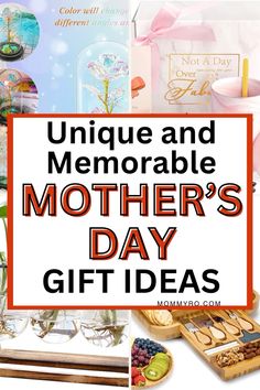 unique and memorable mother's day gift ideas