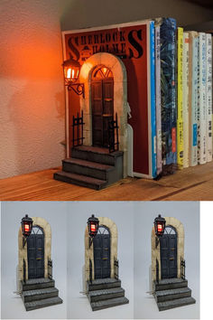 aldorian™-Bookends perspective model Book Nook Dollhouse, Fantasy Bookshelf Decor, Book Gifts Ideas, Ideas For Bookshelves, Perspective Model, Crafting Nook, My Bookshelf, Dead Of Night, Bookshelf Art