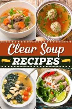 Chinese Clear Soup Recipe, Clear Soup Recipes, Clear Liquid Diet Recipes, Chinese Vegetable Soup, Clear Vegetable Soup, Lemon Coriander Soup, Liquid Diet Recipes, Veggie Soup Recipes