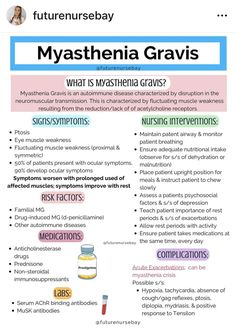 Nervous System Disorders, Myasthenia Symptoms, Neurological Disorders Nursing, Neuro Med Surg Nursing, Neuromuscular Disorders, Nclex Psych Meds, Nursing Pathophysiology Concept Maps, Pathophysiology Neurology, Clinical Pharmacy