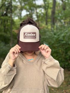 Trucker Hat Made in the United States Western Graphic Tees, Mom Hats, Graphic Tee Dress, Belt Purse, Tee Dress, Hat Making, Shoe Sale, Rodeo, Exclusive Designs