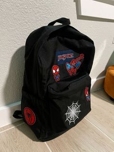 Spider Man Backpack, Cute Black Backpack, Spiderman Things, Spiderman Backpack, Spiderman Room, Spiderman Girl, Halloween Costumes 2022, Spiderman Outfit, Spiderman Gifts