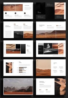 Presentation Slide Design, Photography Portfolio Layout, Portfolio Layout Template, Design De Configuration, Ebook Layout, Keynote Design